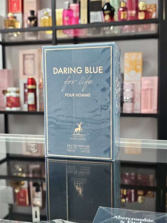 Daring Blue for life Pour Homme 3.4oz EDP by Maison Alhambra