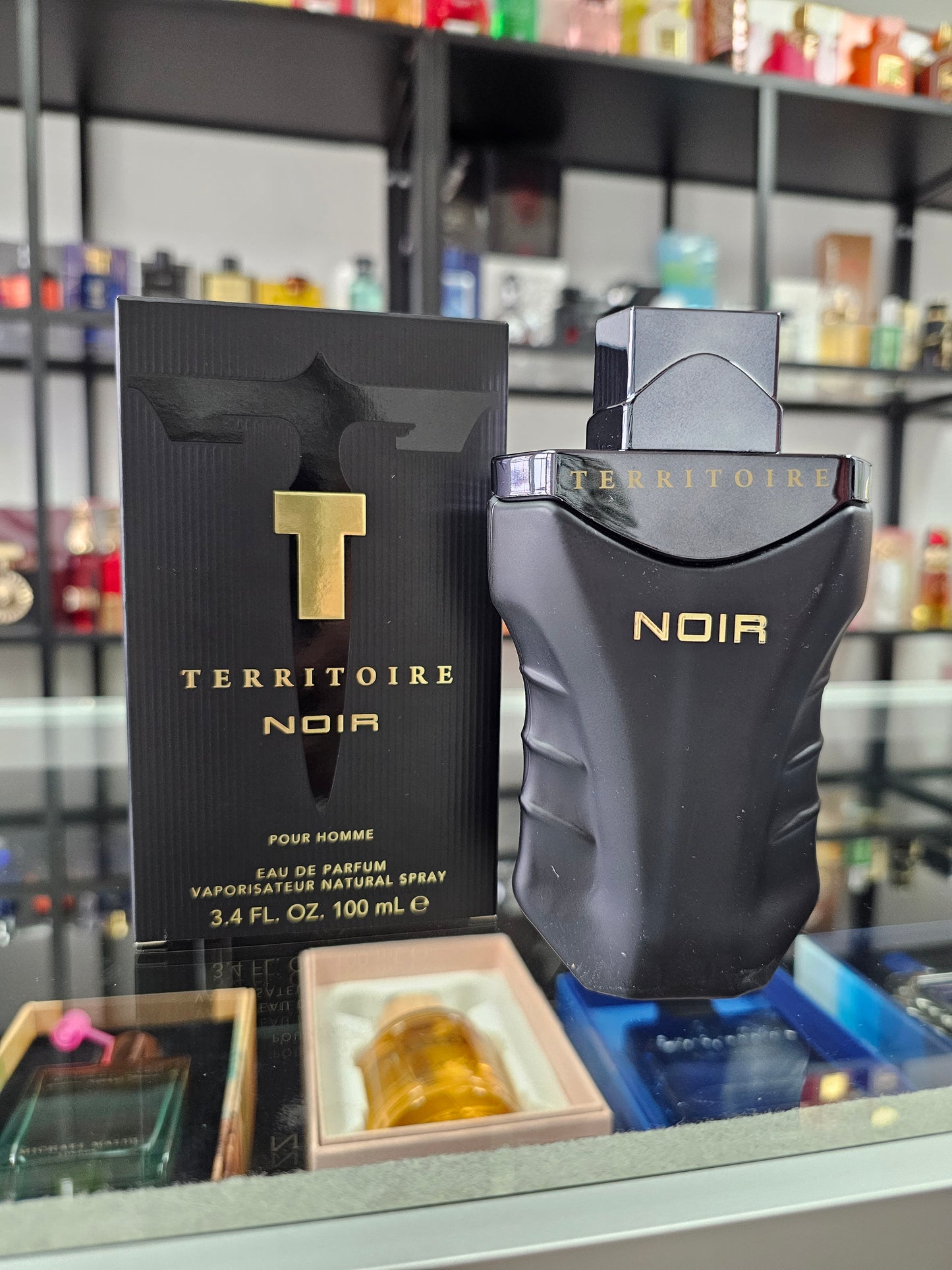 Territoire Noir Pour Homme 3.4oz EDP by YZY