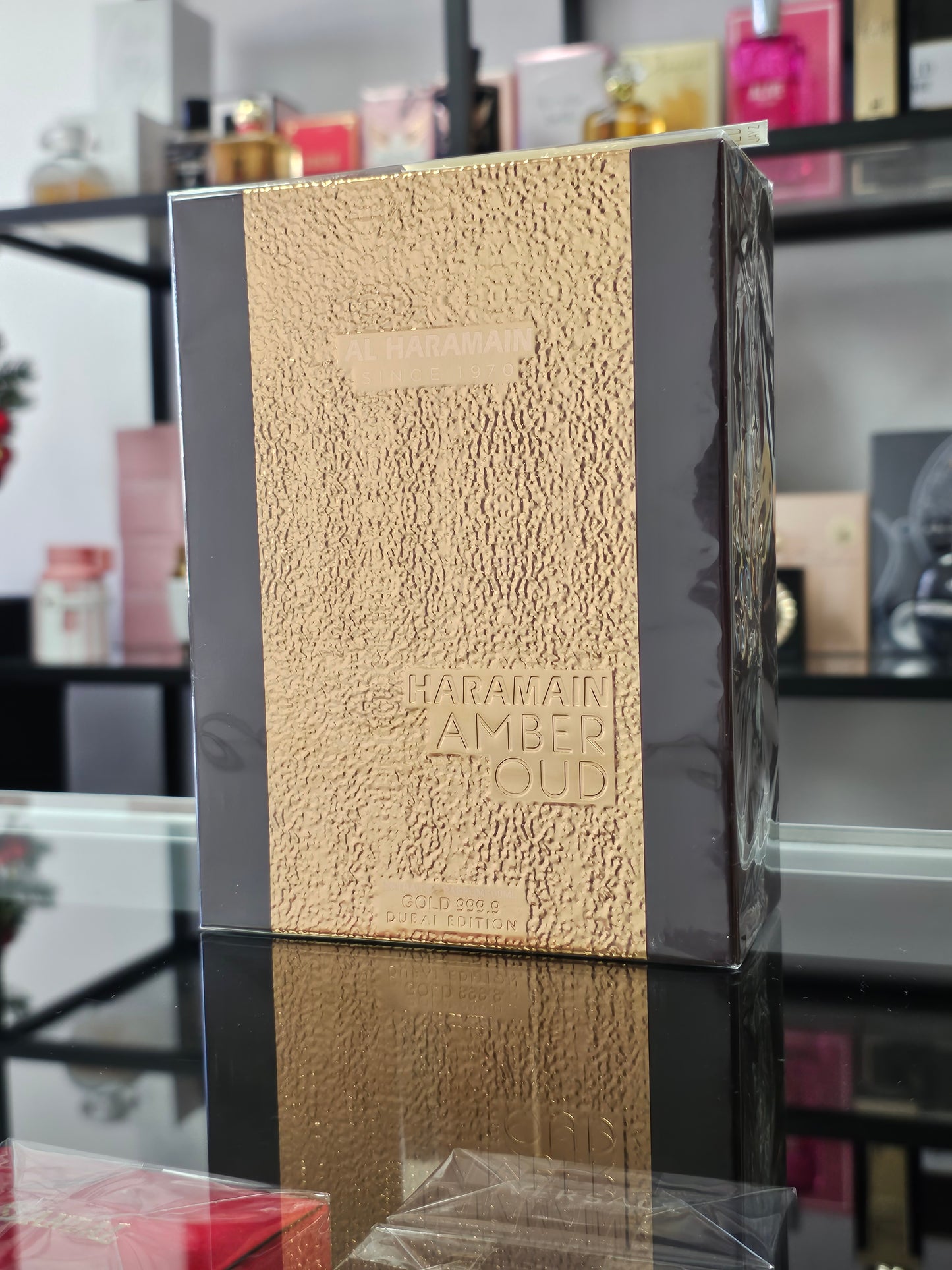 Haramain Amber Oud Gold 999.9 Dubai Edition 3.4oz Extrait de Parfum by Al Haramain