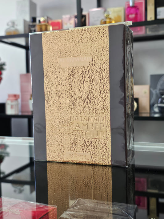 Haramain Amber Oud Gold 999.9 Dubai Edition 3.4oz Extrait de Parfum by Al Haramain