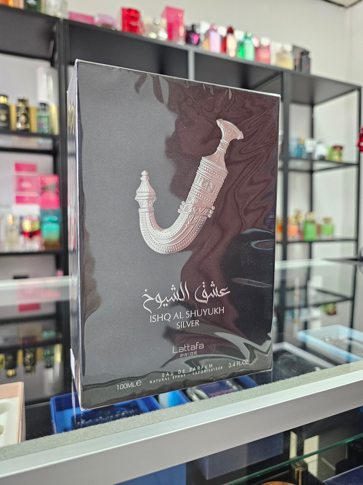ISHQ AL SHUYUKH Silver 3.4oz EDP by Lattafa Pride