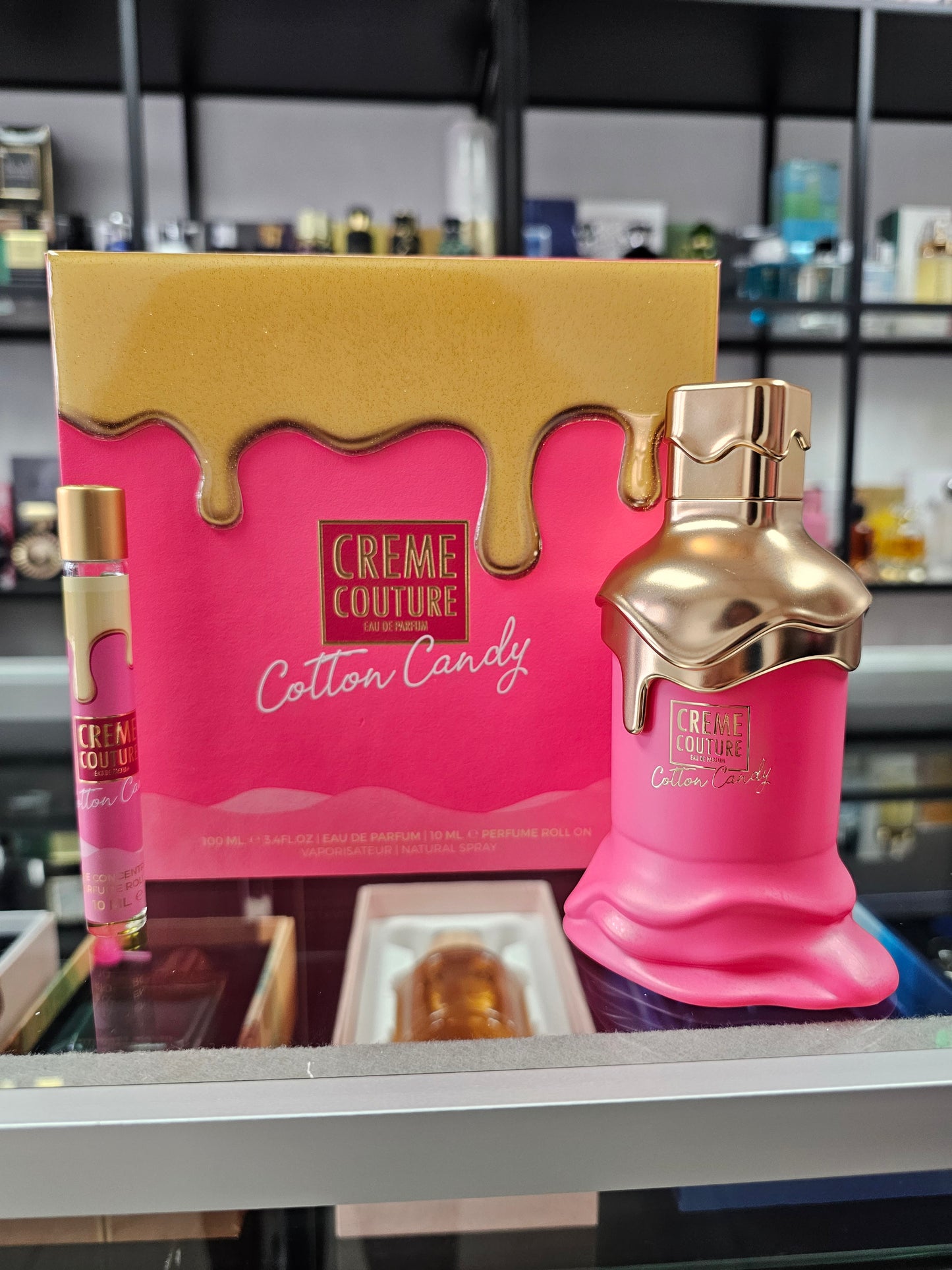 Creme Couture Cotton Candy 3.4oz plus travel 0.33 EDP by Le Chameau