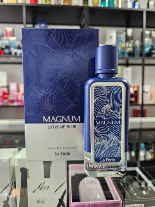 Magnum Extreme Blue Men 3.4oz EDP by Khadlaj